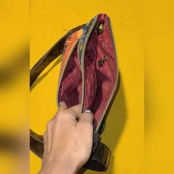 DESIGUAL crossbody festival bag, vintage boho floral - Picture 5 of 8